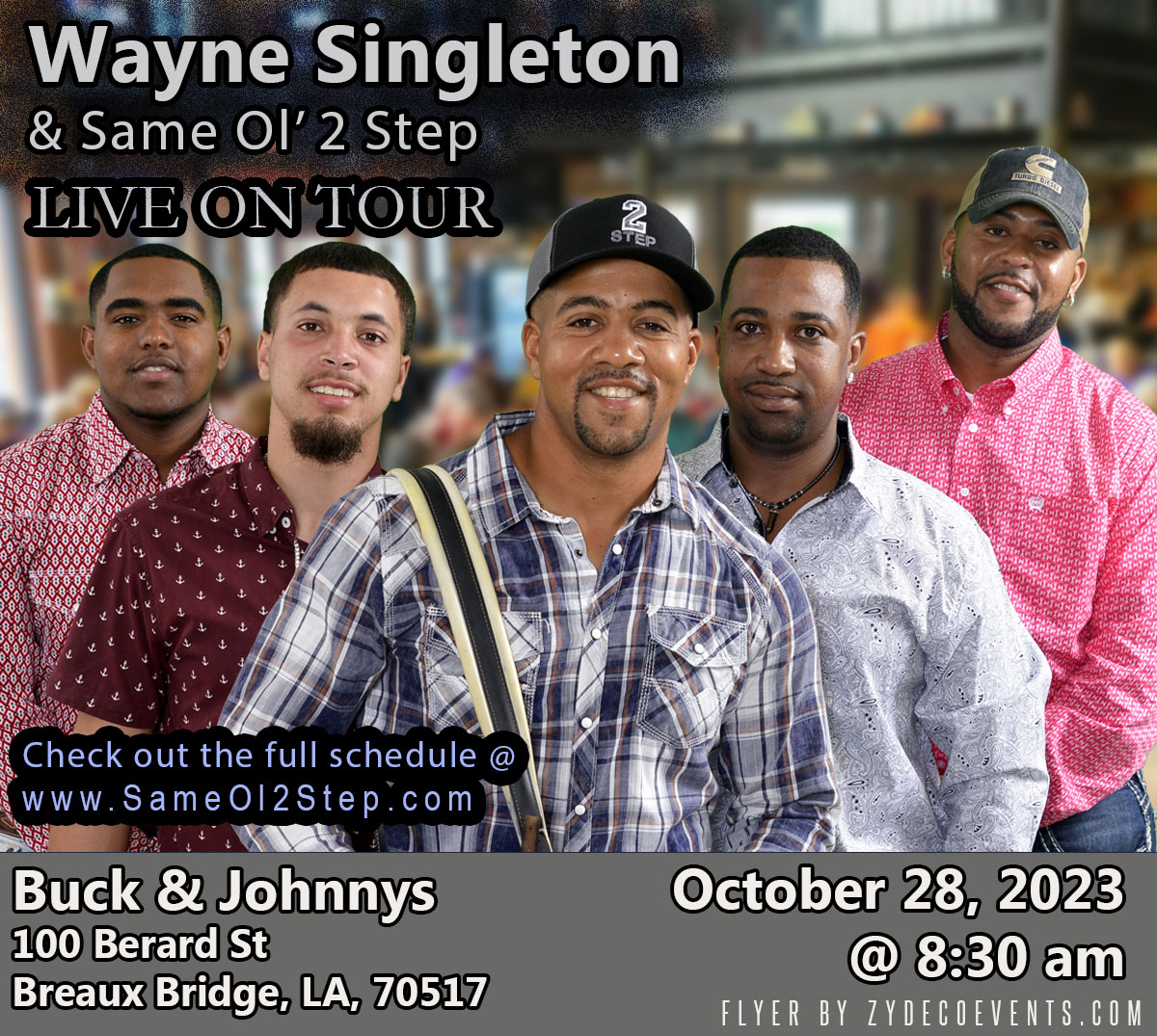 Wayne Singleton & Same Ol 2 Step - LIVE @ Buck & Johnny's